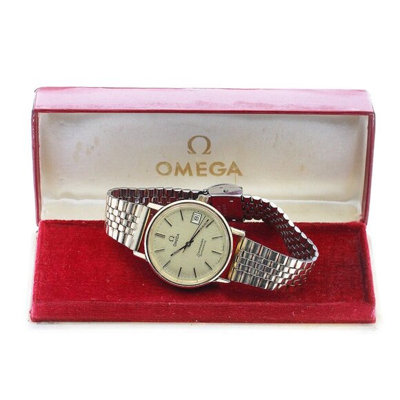 OMEGA 166.0202 Cal.1010 Date gold Dial Automatic Men's Watch_882886 - Picture 2 of 10